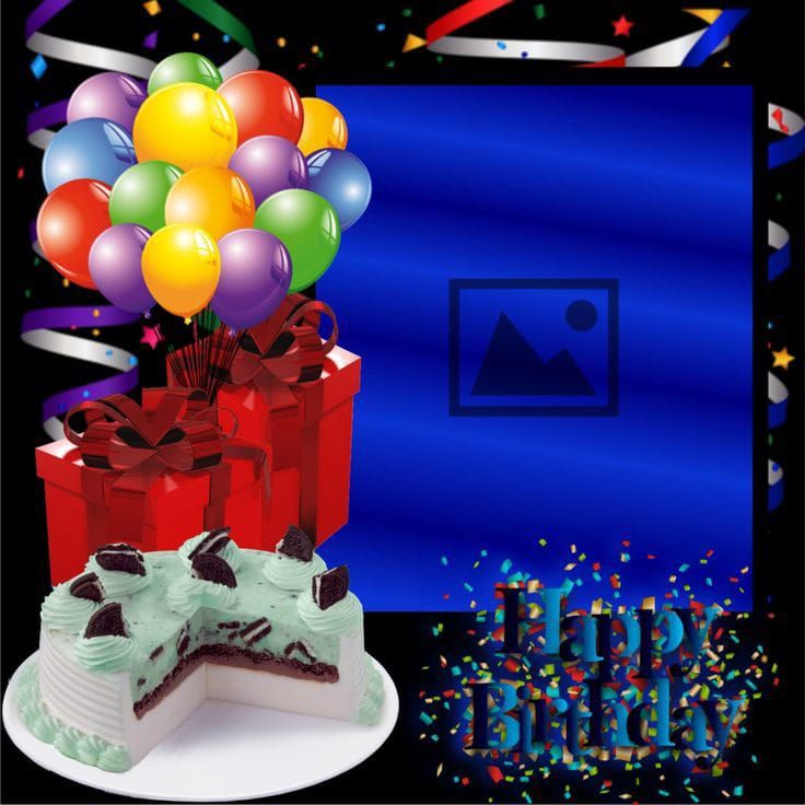 moldura para fotos de aniversario