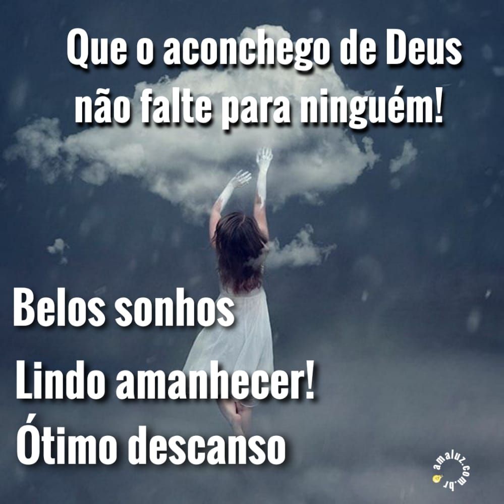 que o aconchego de Deus não falte