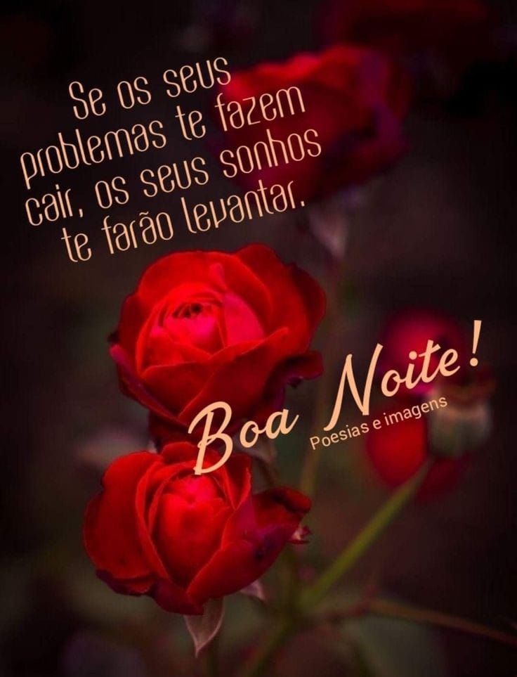 seus sonhos te farão levantar boa noite