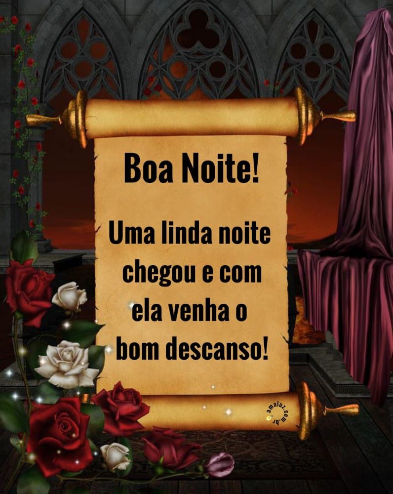 uma linda noite chegou