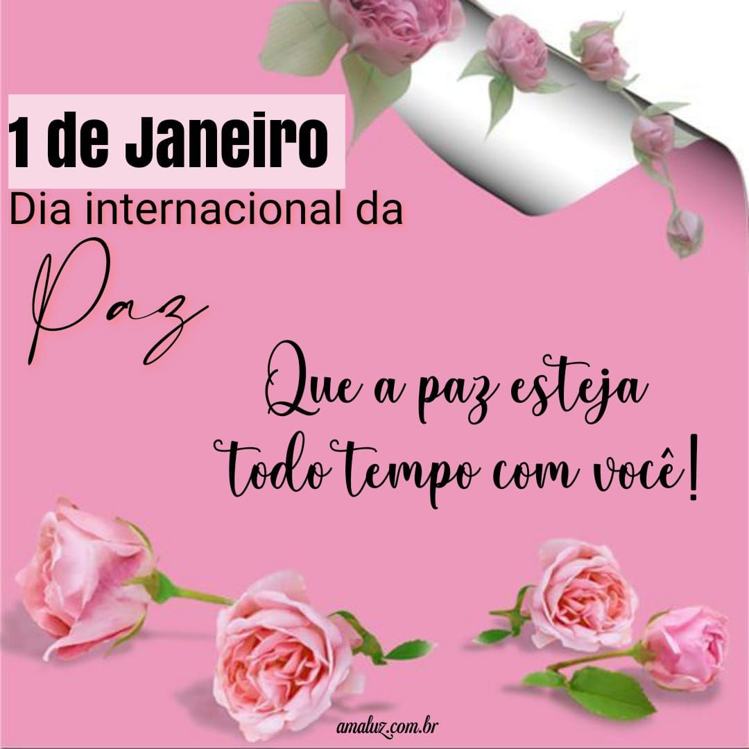 1 de janeiro dia internacional da paz