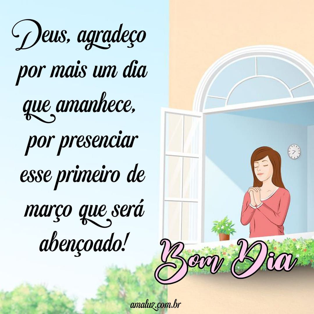 Agradeço por presenciar esse primeiro de março