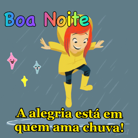 Boa noite para quem ama chuva