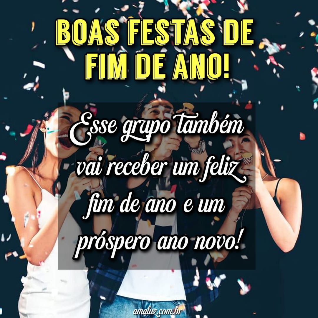 Boas festas de fim de ano