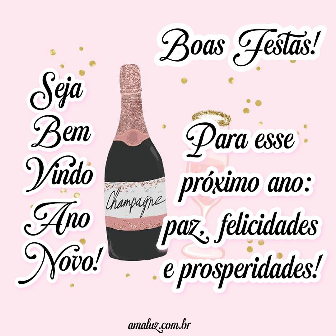 Boas festas, seja bem vindo ano novo