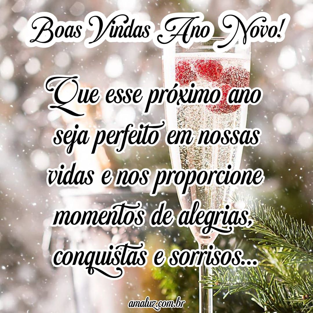 Boas vindas ano novo frases