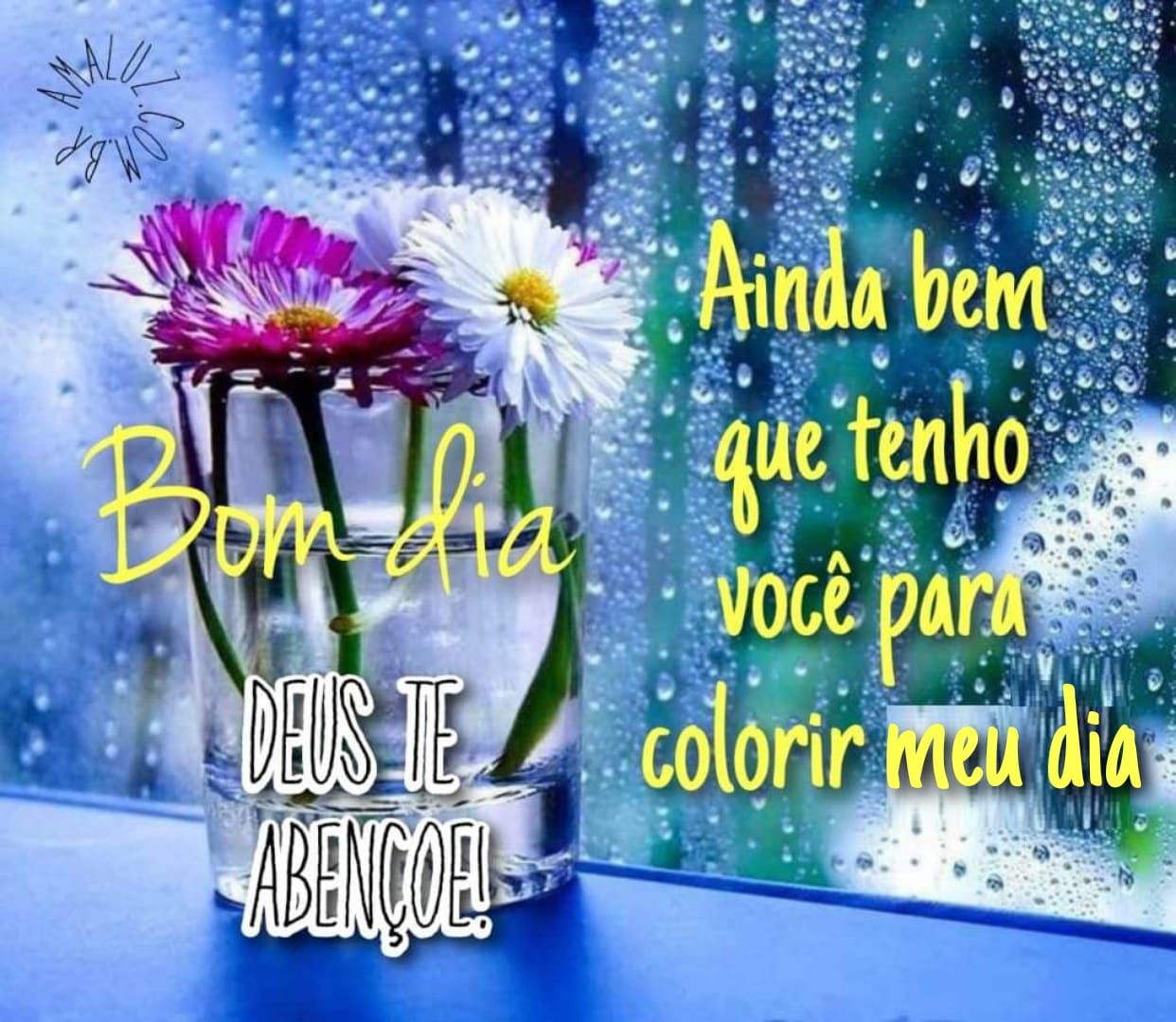 Bom dia Deus te abençoe