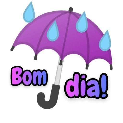 Bom dia hoje tem chuva