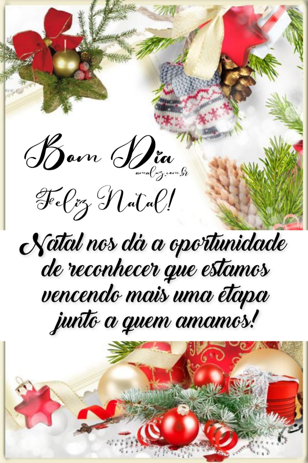 Bom dia, mais uma etapa da vida vencida