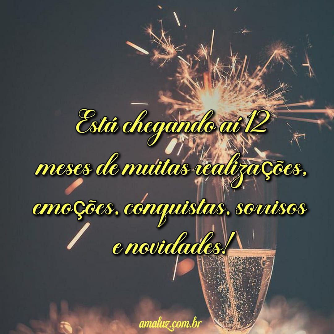 Chagdno ai 12 meses de realizações, boas festa de fim de ano