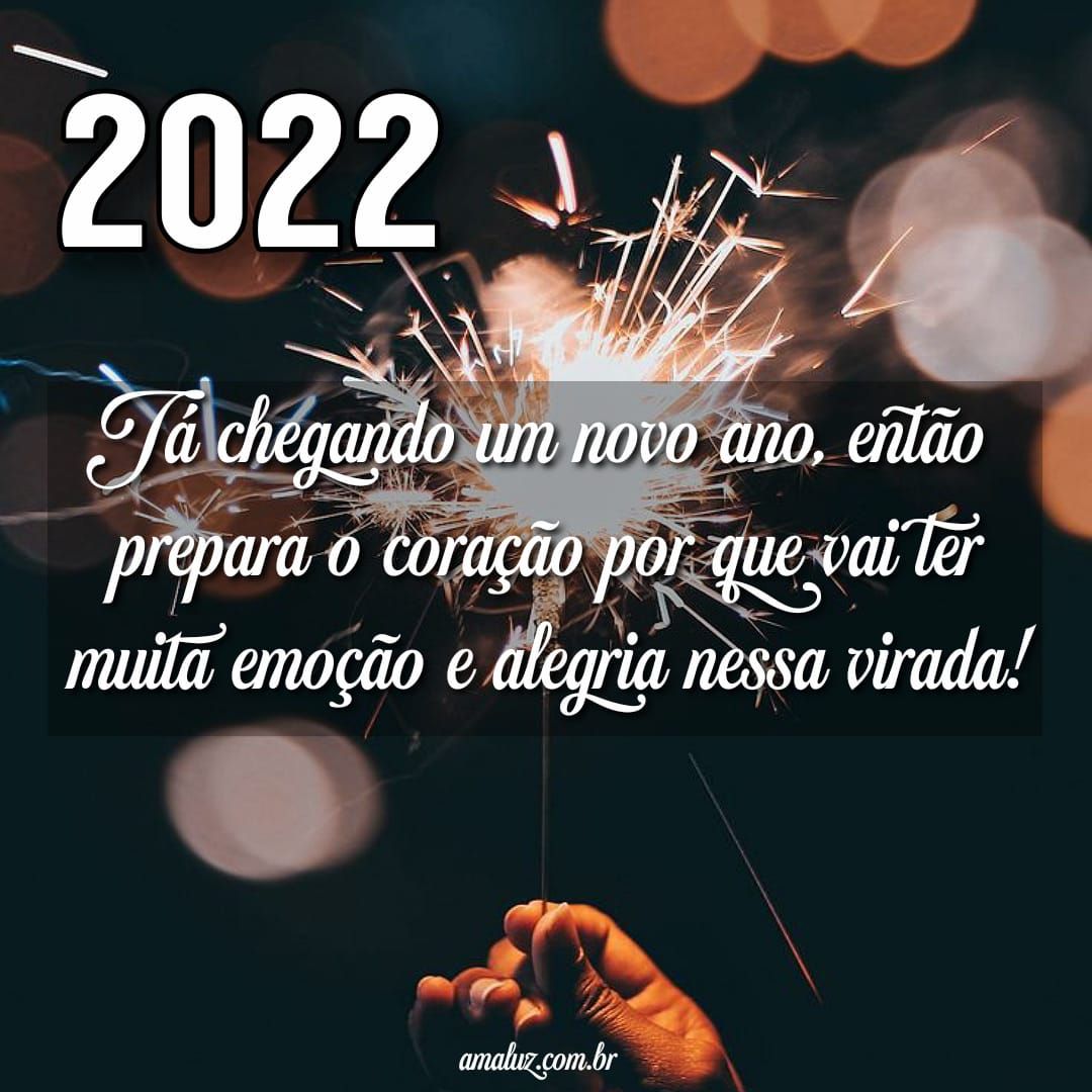 Desejo com felicidade um bom ano novo