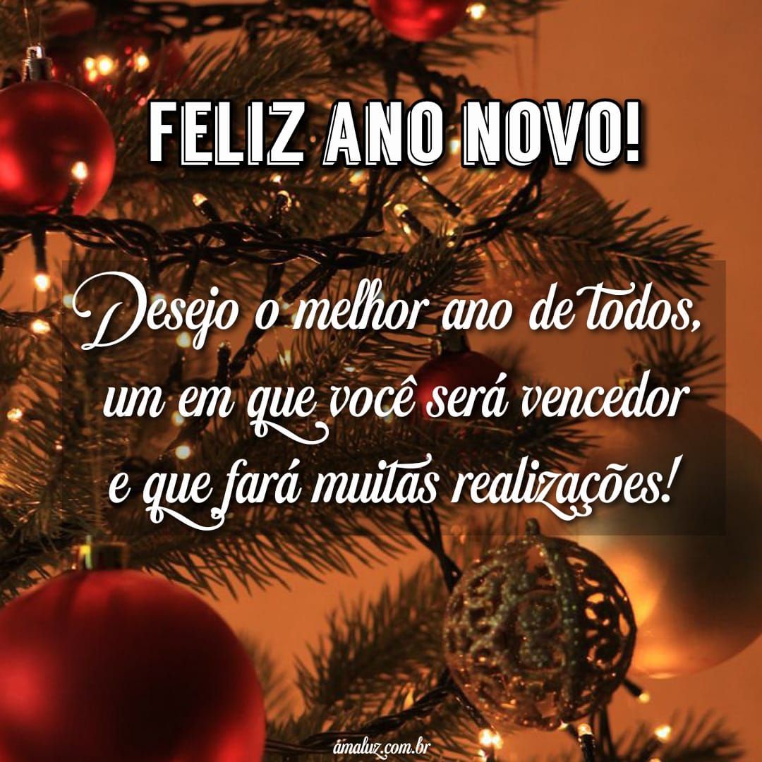 Desejo o melhor ano de todos