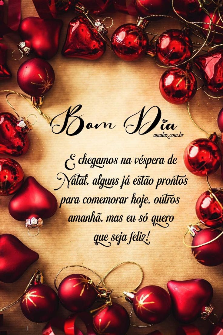 E chegamos na véspera de natal