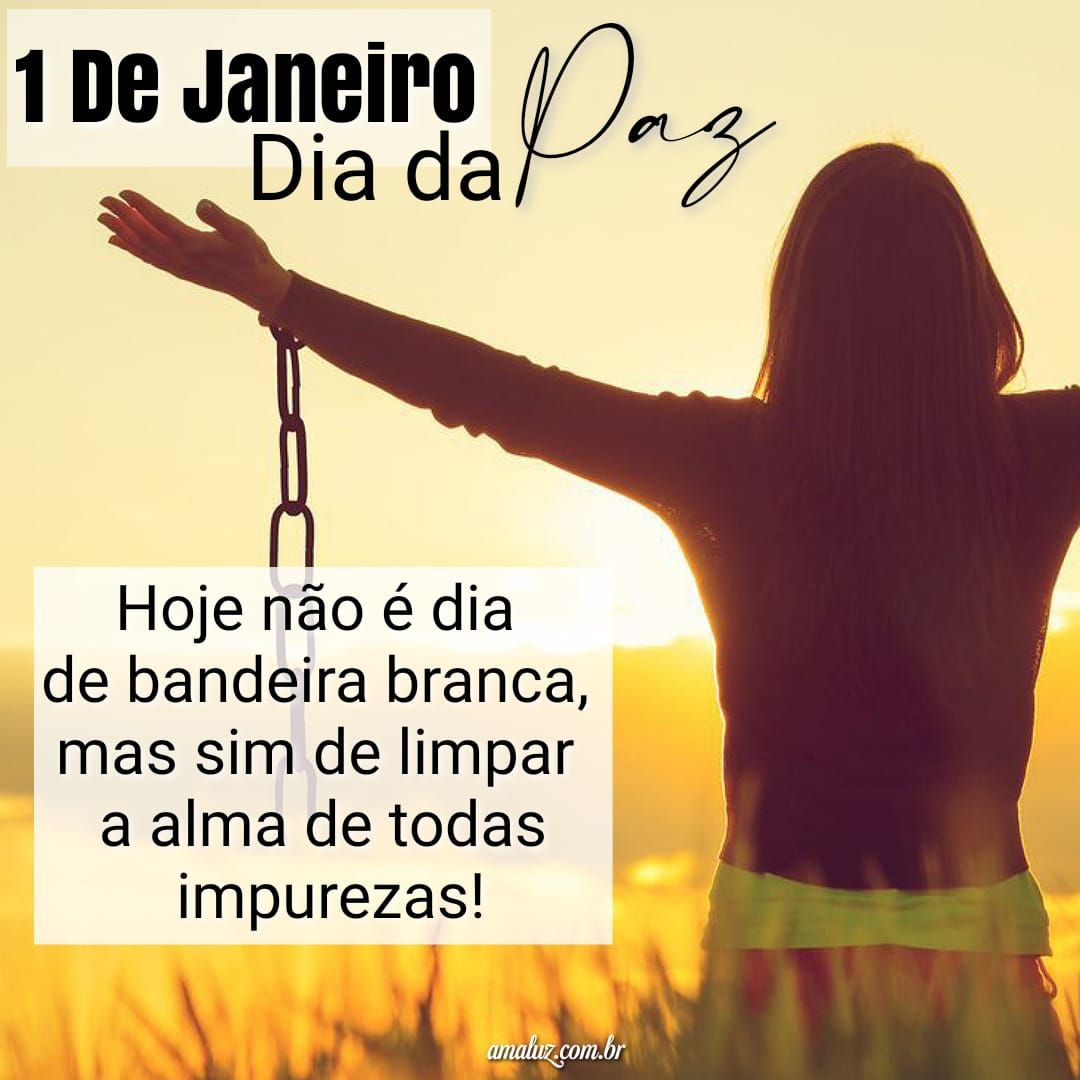 Feliz dia da paz