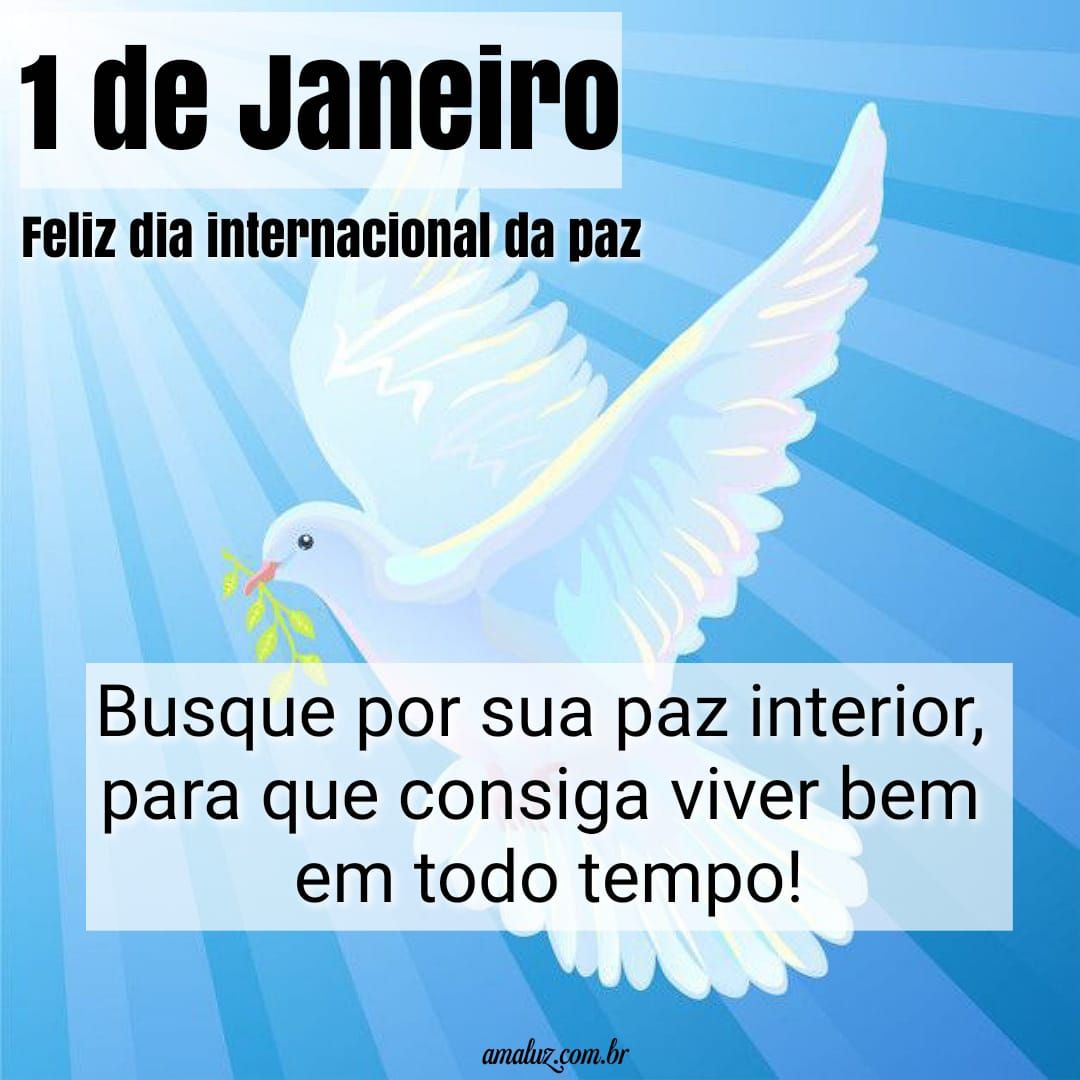 Feliz dia internacional da paz