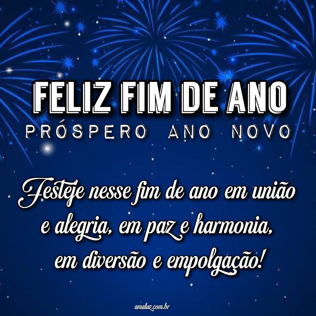 Feliz fim de ano próspero fim de ano