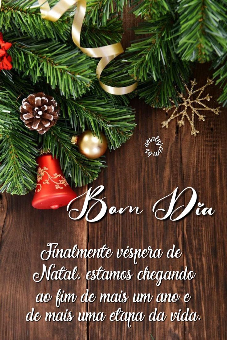Finalmente véspera de natal