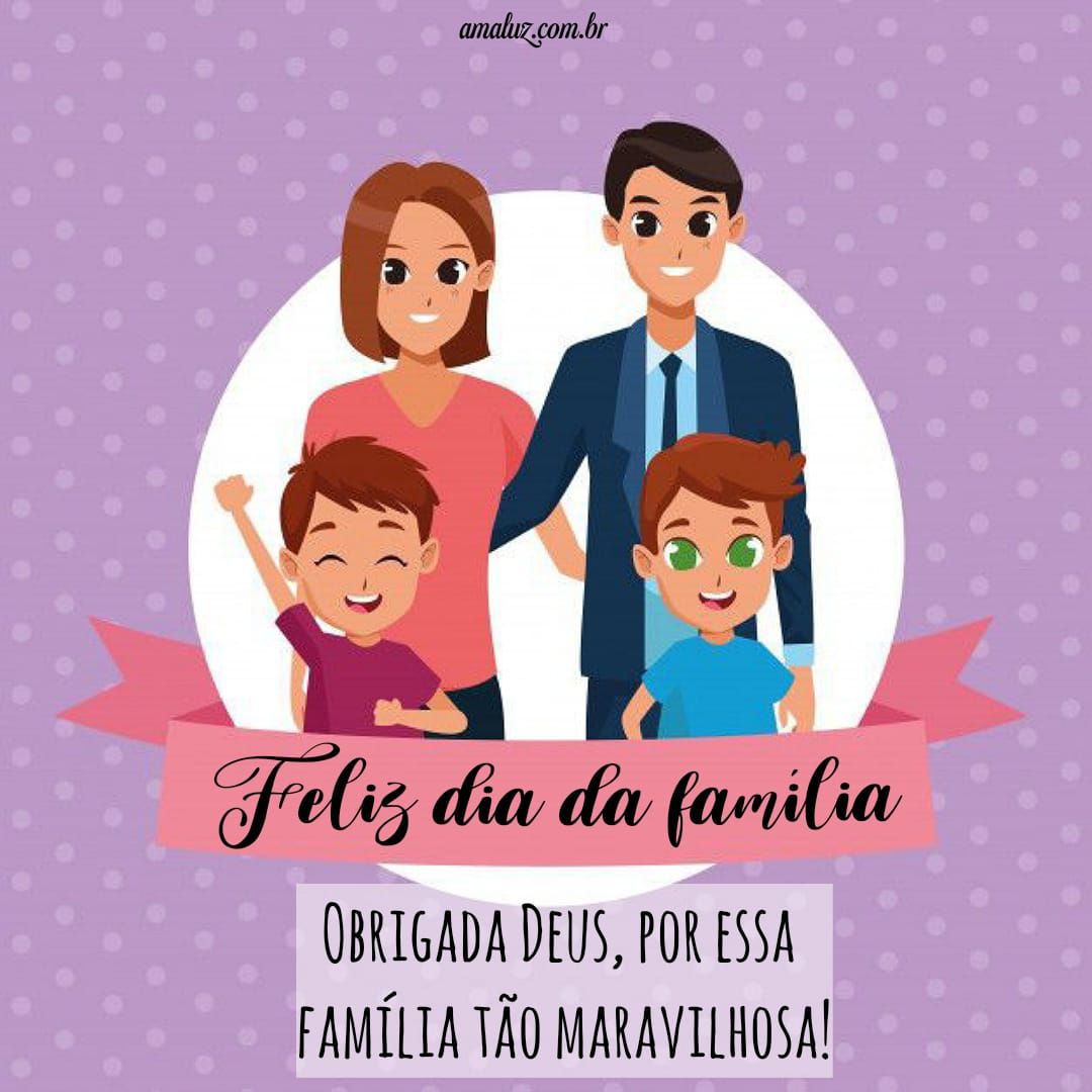 Hoje é dia internacional da família