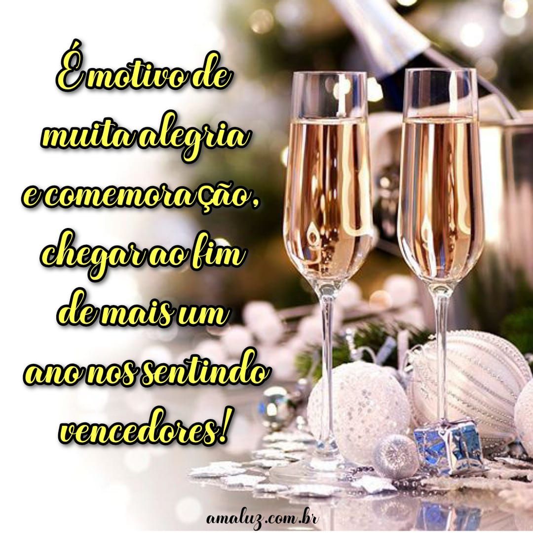 Motivo de muita alegria chegar ao fim do ano