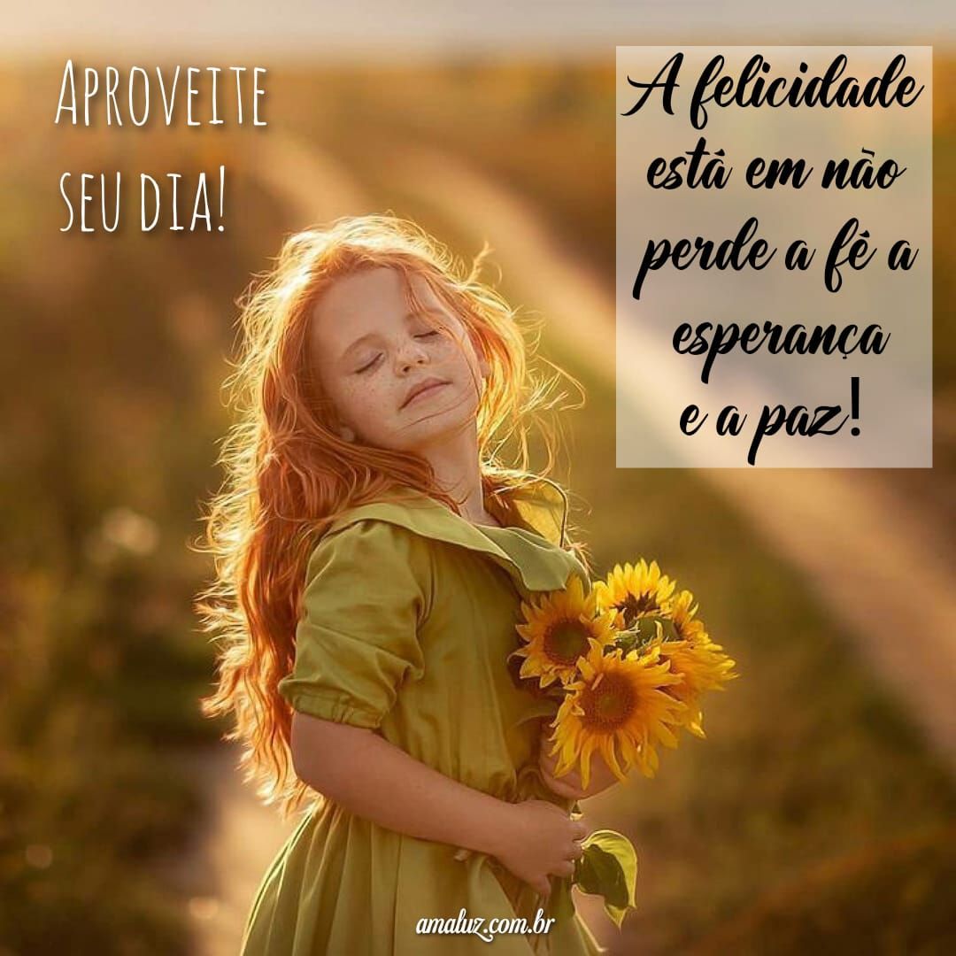 Não perca a esperança e a paz