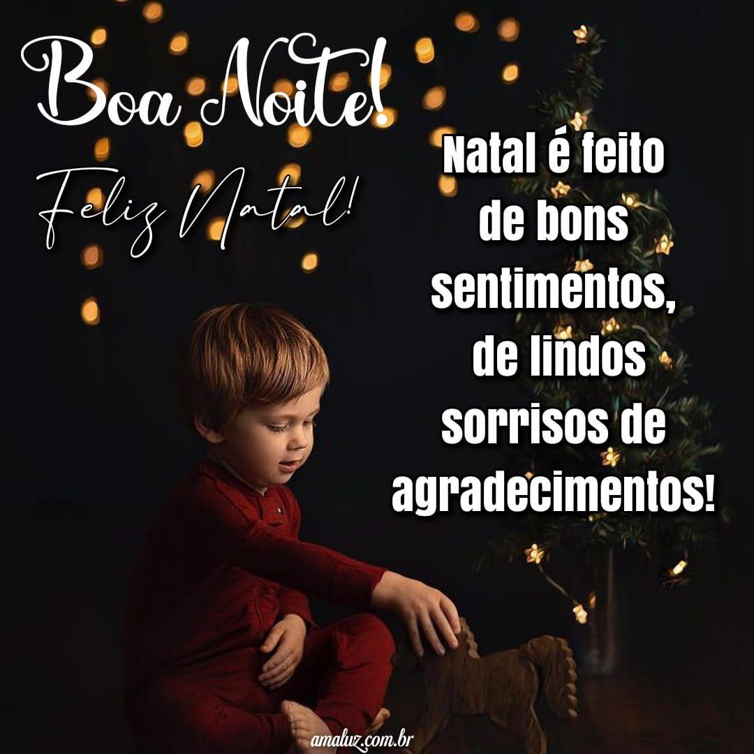 Natal é feito de bons sentimentos