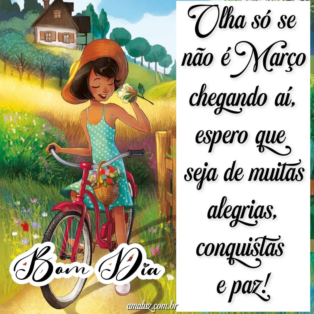 Olha só se não é março chegando ai boas vindas