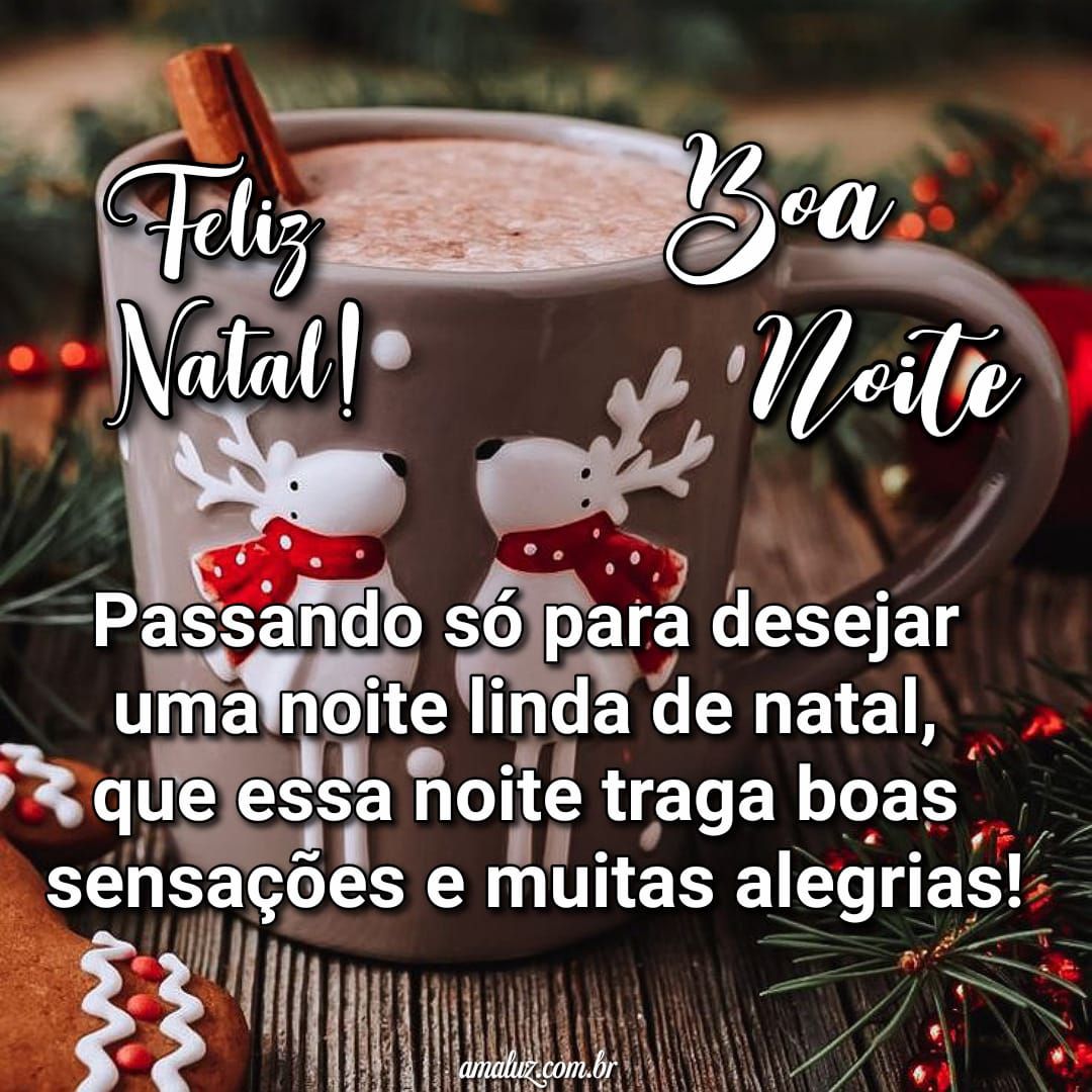 Passando só para desejar uma linda noite de natal