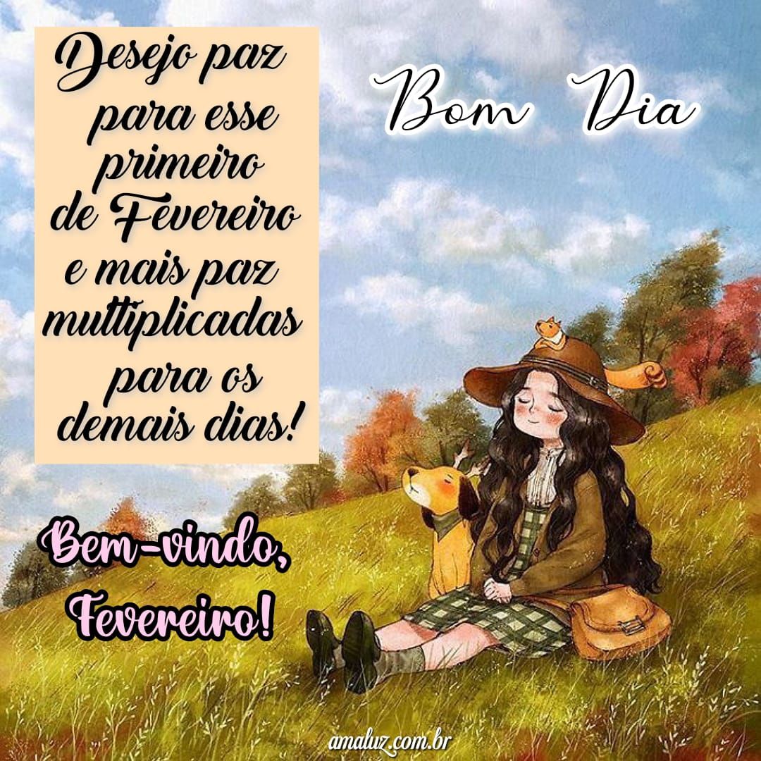 Paz para esse mês de fevereiro