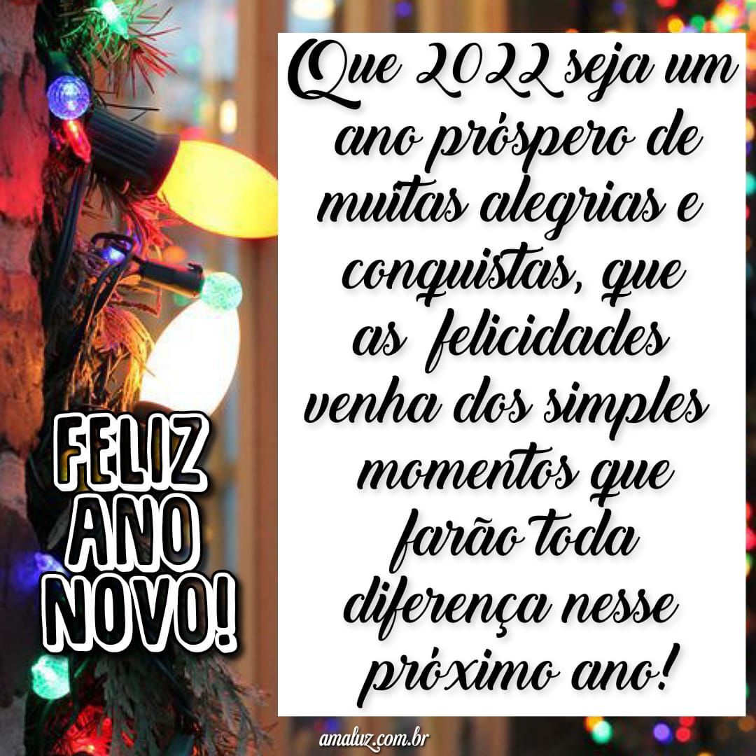 Que 2022 seja um ano próspero