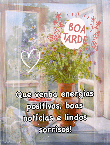 Que venha energias positivas, boa tarde