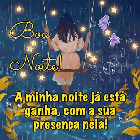 Sua presença na minha noite gifs de chuva
