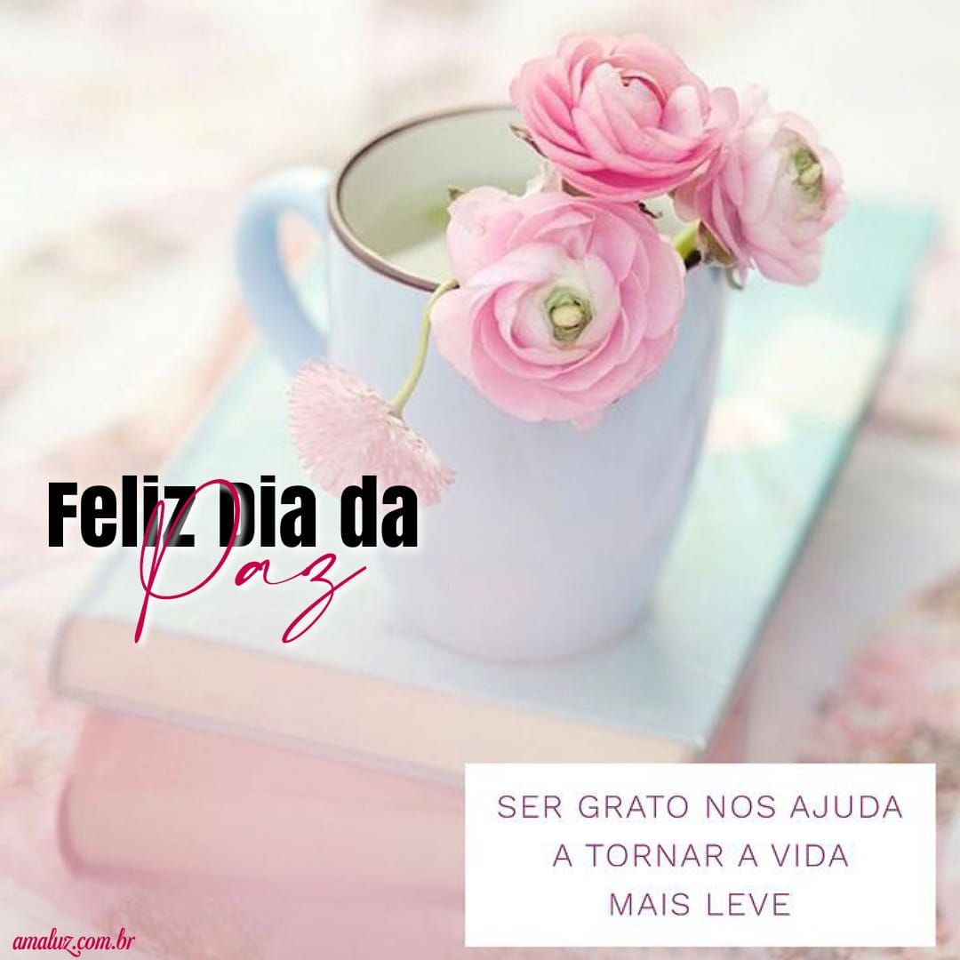 Um feliz dia da paz