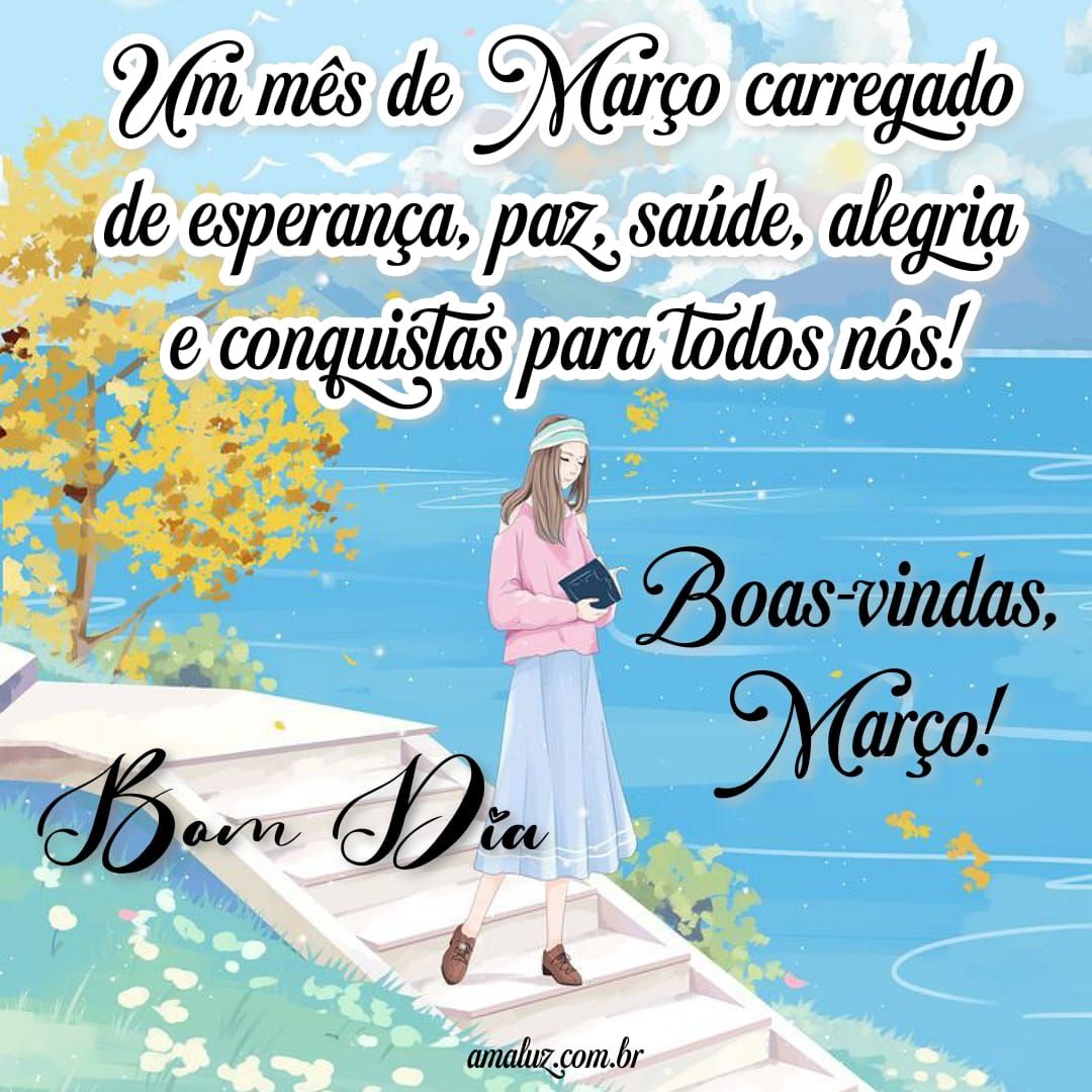 Um mês de março de paz boas vindas