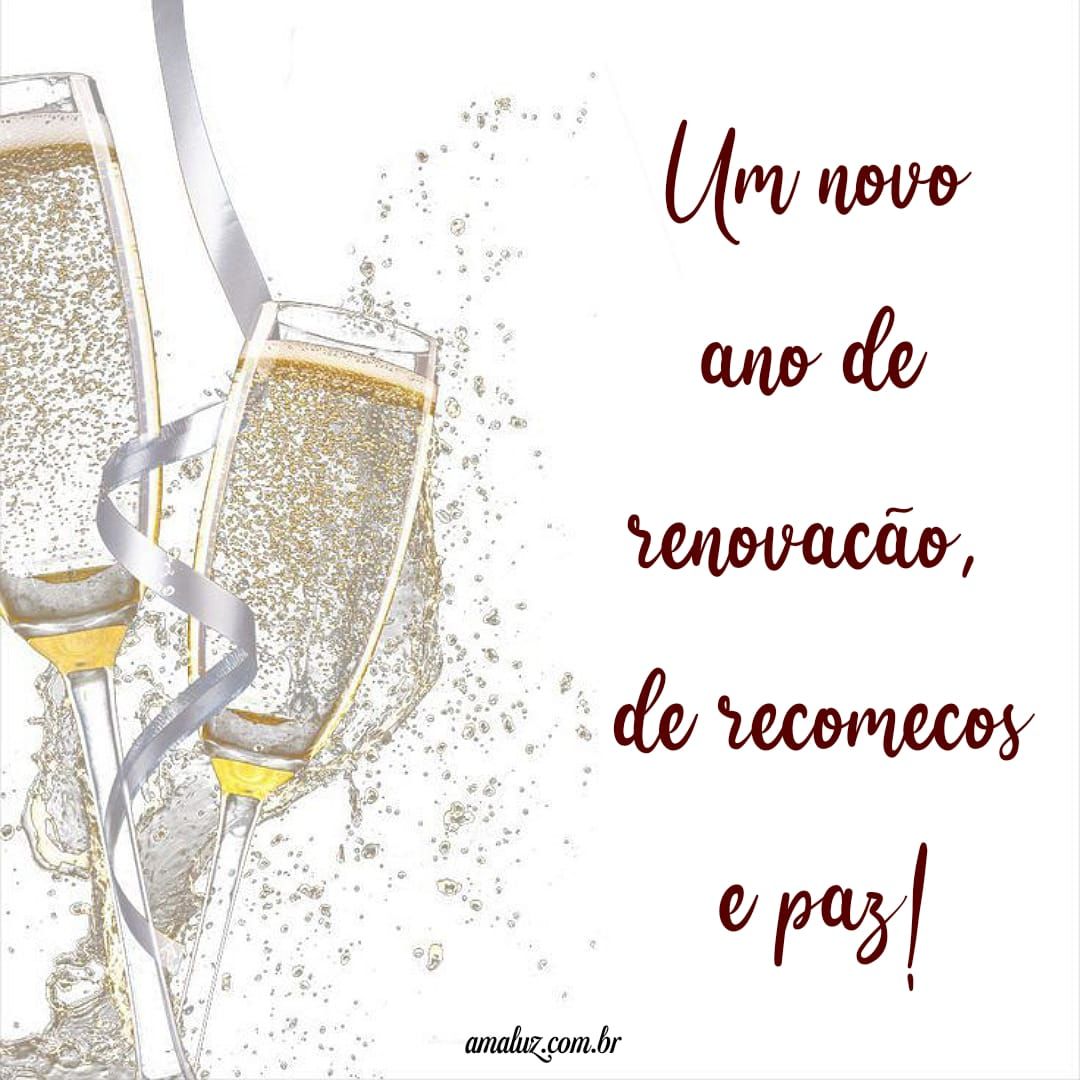 Um novo ano re renovaçãoÉ motivo de muita alegria e comemoração