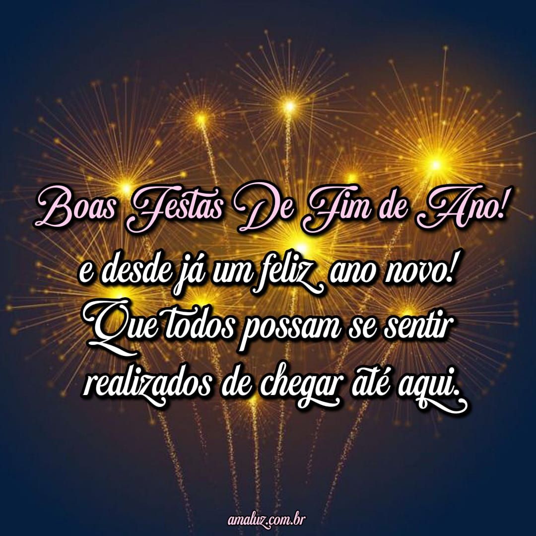 boas festas de fim de ano