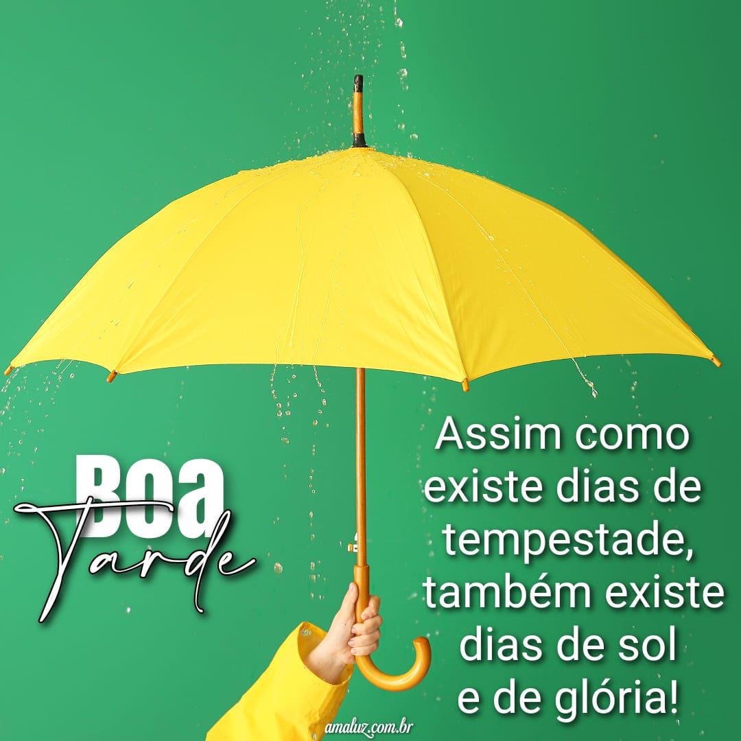 Dias de chuva e de sol