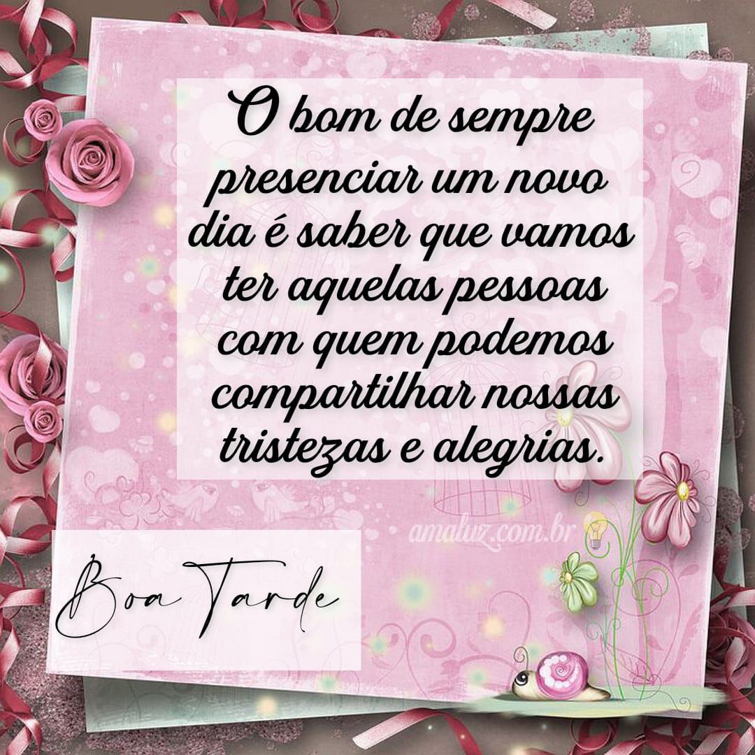 Flores para você, boa tarde