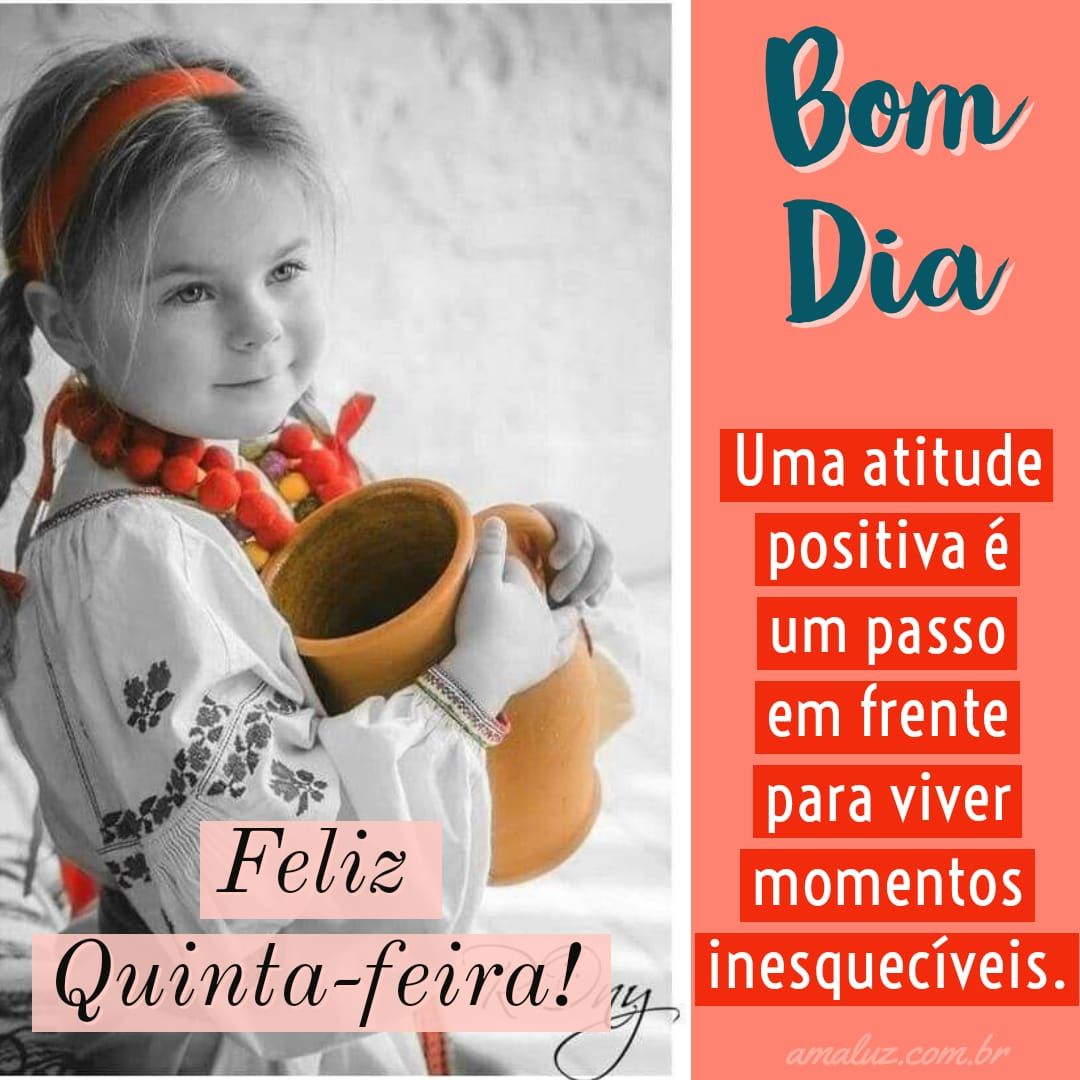 Bom dia com uma feliz quinta feira