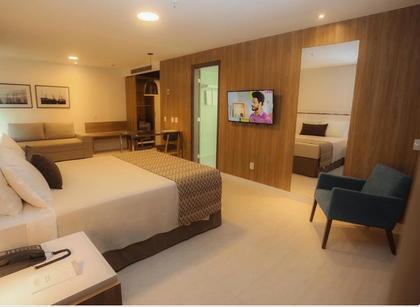 Foto dos quartos do Hotel Gran Mareiro