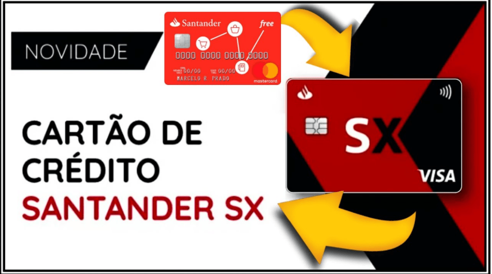 Cartão Santander SX Fácil de Aprovar com Limite Alto! Fotos do Cartão SX