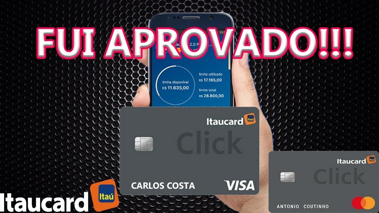 Itaucard Click o melhor cartão que te deixa mais feliz, a imagem mais bonita do itaucard click