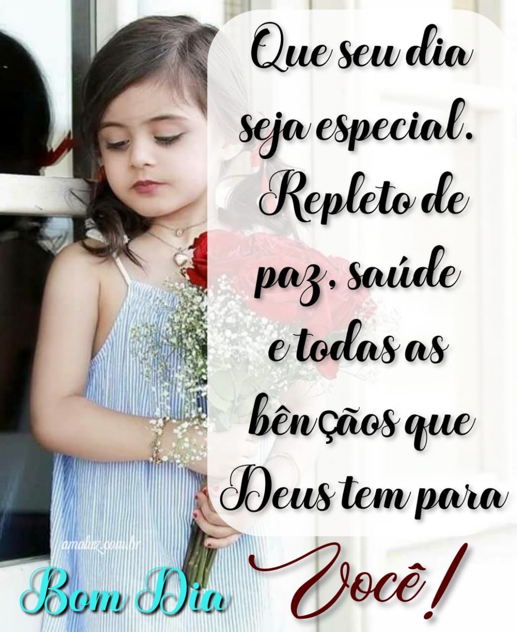 Que seu dia seja especial bom dia