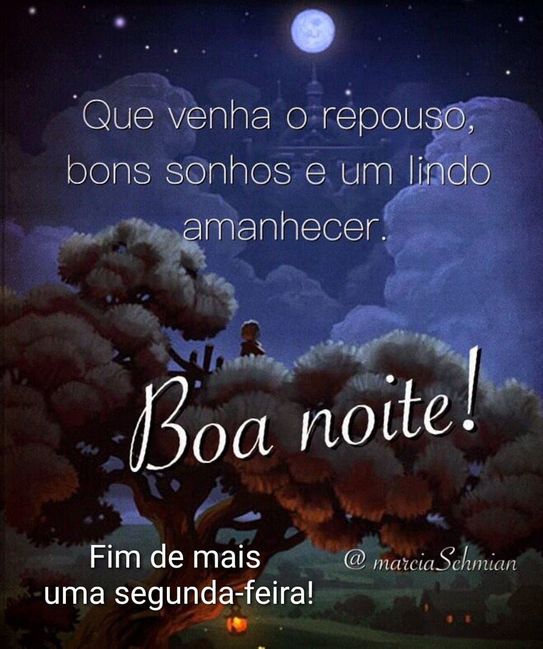 Boa noite de segunda feira maravilhosa