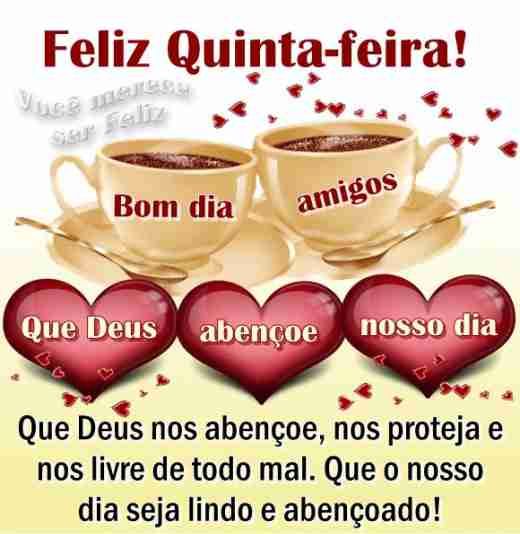 Bom dia com carinho e feliz quinta feira