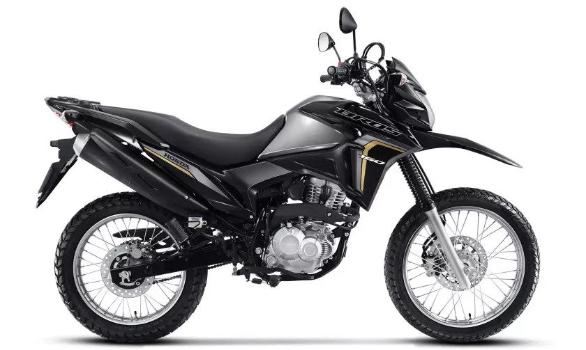 Honda NXR 160 Bros ESDD 2022Trail preta honda
