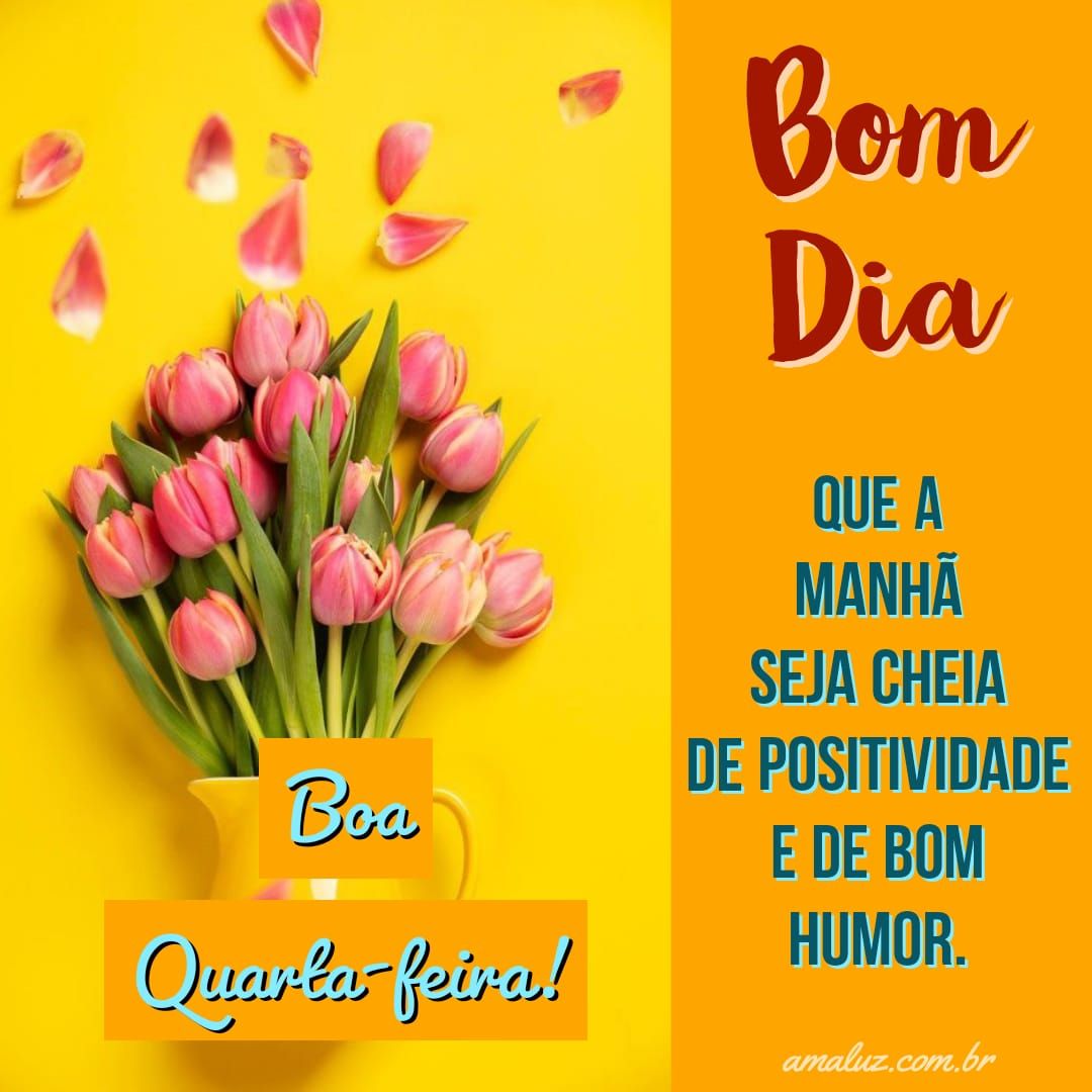 Imagens bonitas e bom dia quarta feira
