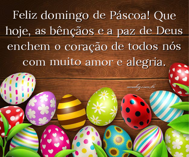 Feliz domingo de páscoa