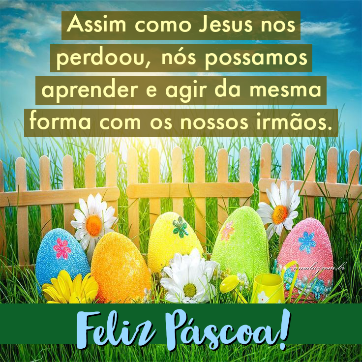 Feliz páscoa evangélica