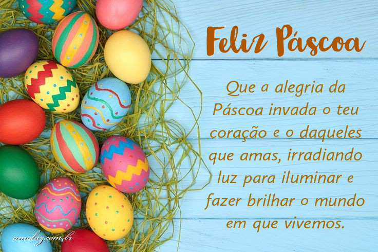 Feliz páscoa mensagens