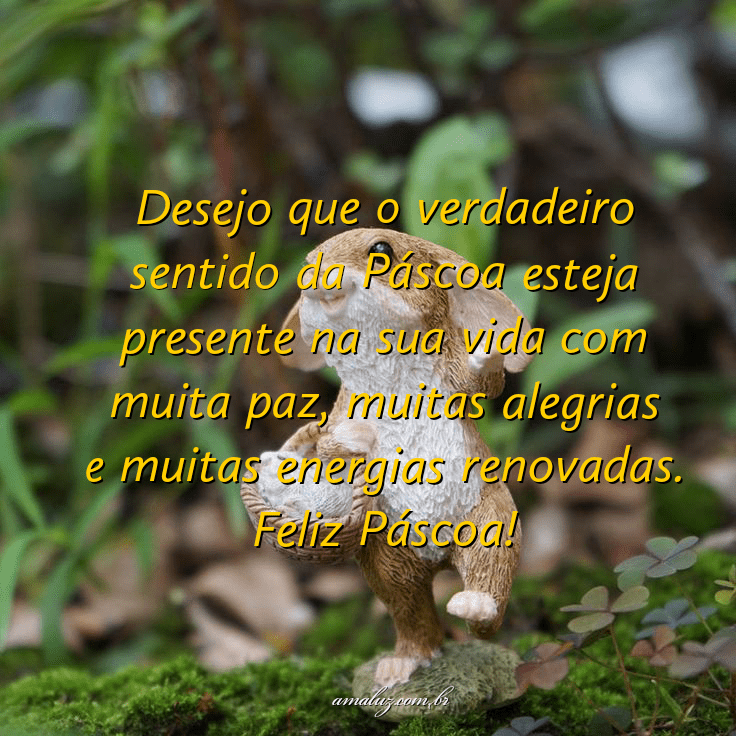 Feliz páscoa status